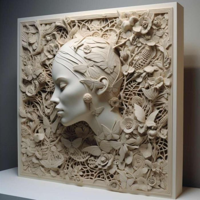 نموذج ثلاثي الأبعاد لآلة CNC 3D Art 